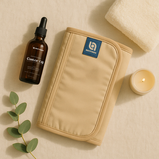 "Unveiling the Top 7 Benefits of Brit Finds Castor Oil Wrap Pack Kit: Your Liver's Ultimate Detox Companion"