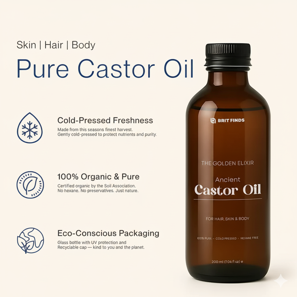 Brit Finds Castor Oil – 200ml