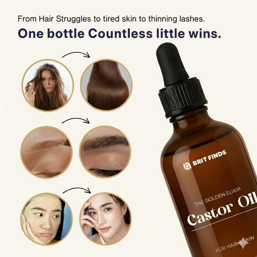 Brit Finds Castor Oil – 100ml
