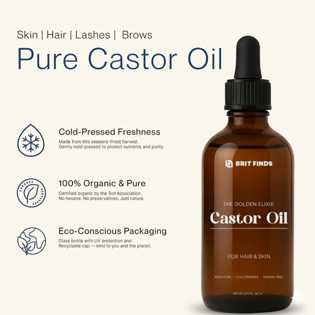 Brit Finds Castor Oil – 100ml