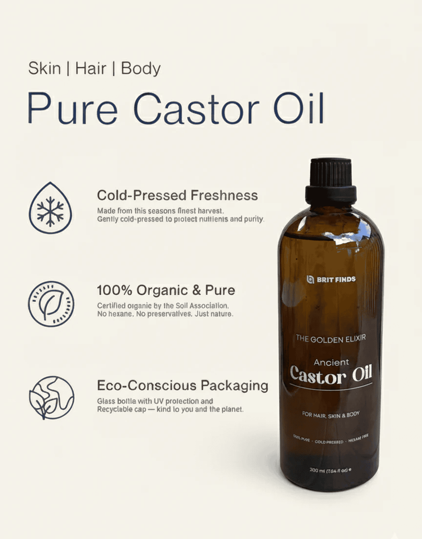 Benefits of Castor Oil for Hair, Skin & Body in brief description