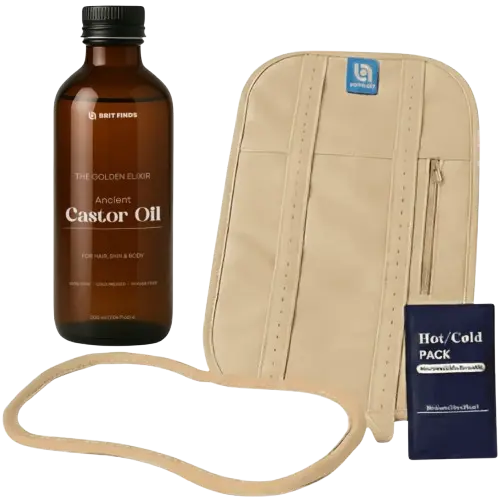 castor oil wrap kit